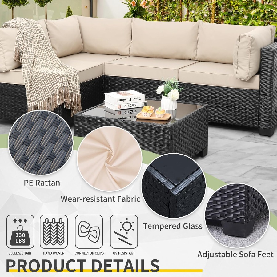 Outdoor 5 Pcs Patio Furniture  - Outdoor Furniture Metal Chairs 评论和价格