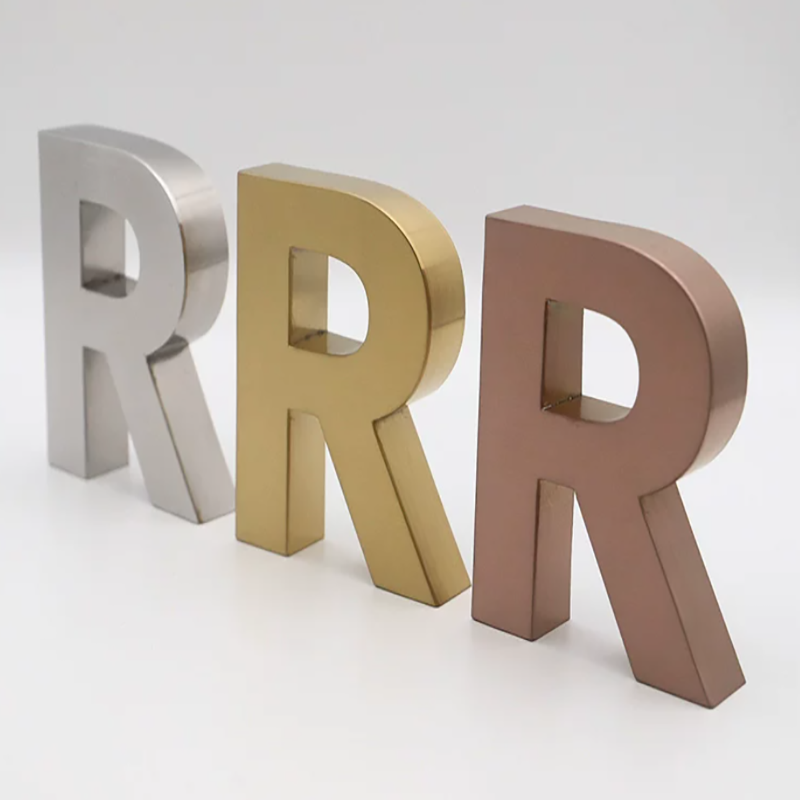 Custom 3D Metal Letter Sign Fo - Outdoor Furniture Metal 评论和价格