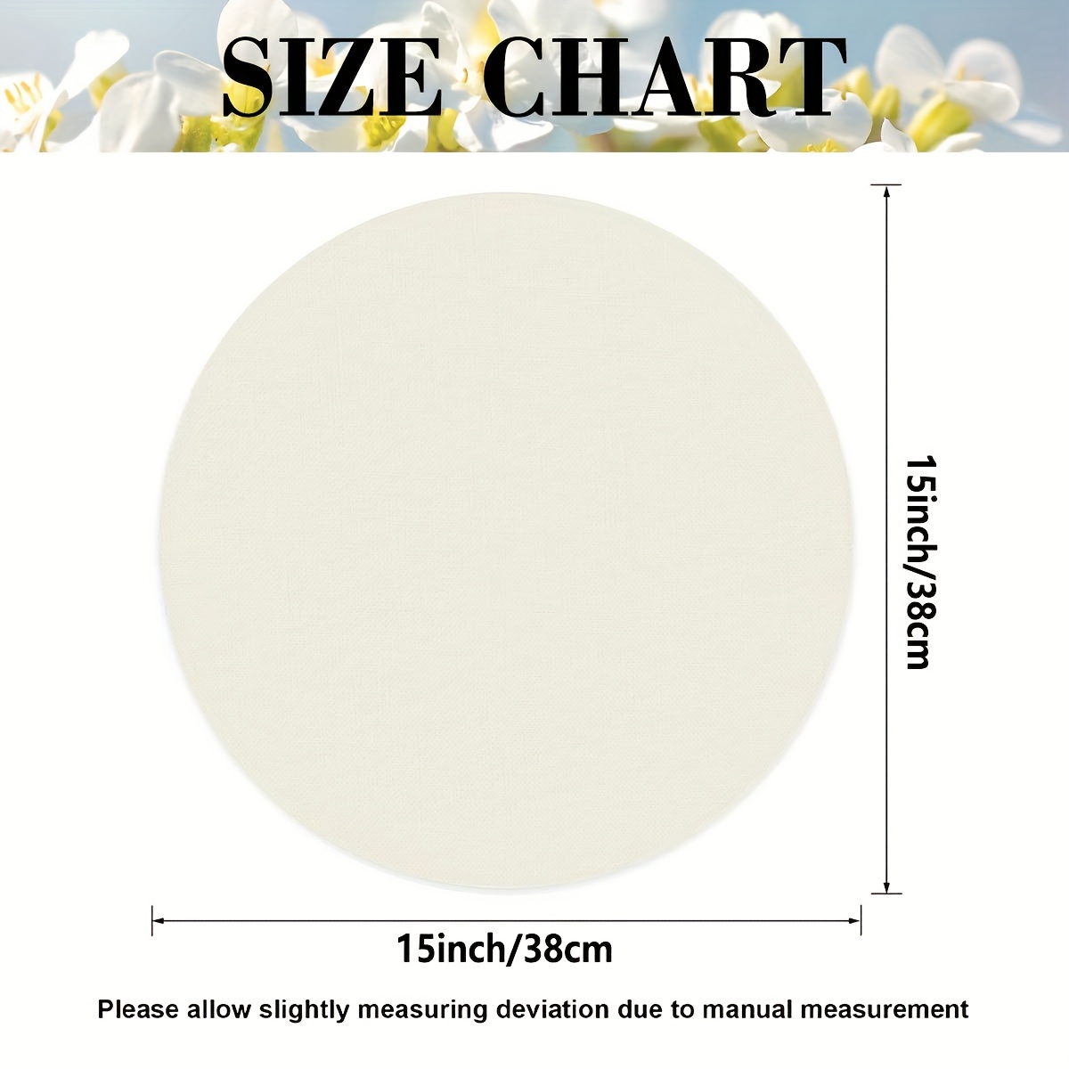 VIKAMA Round Placemat 4-Piece  - Outdoor Furniture Wood 评论和价格