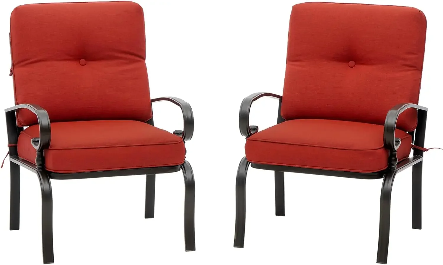 Red Outdoor Metal Bistro Chair - Outdoor Furniture Metal Chairs 评论和价格